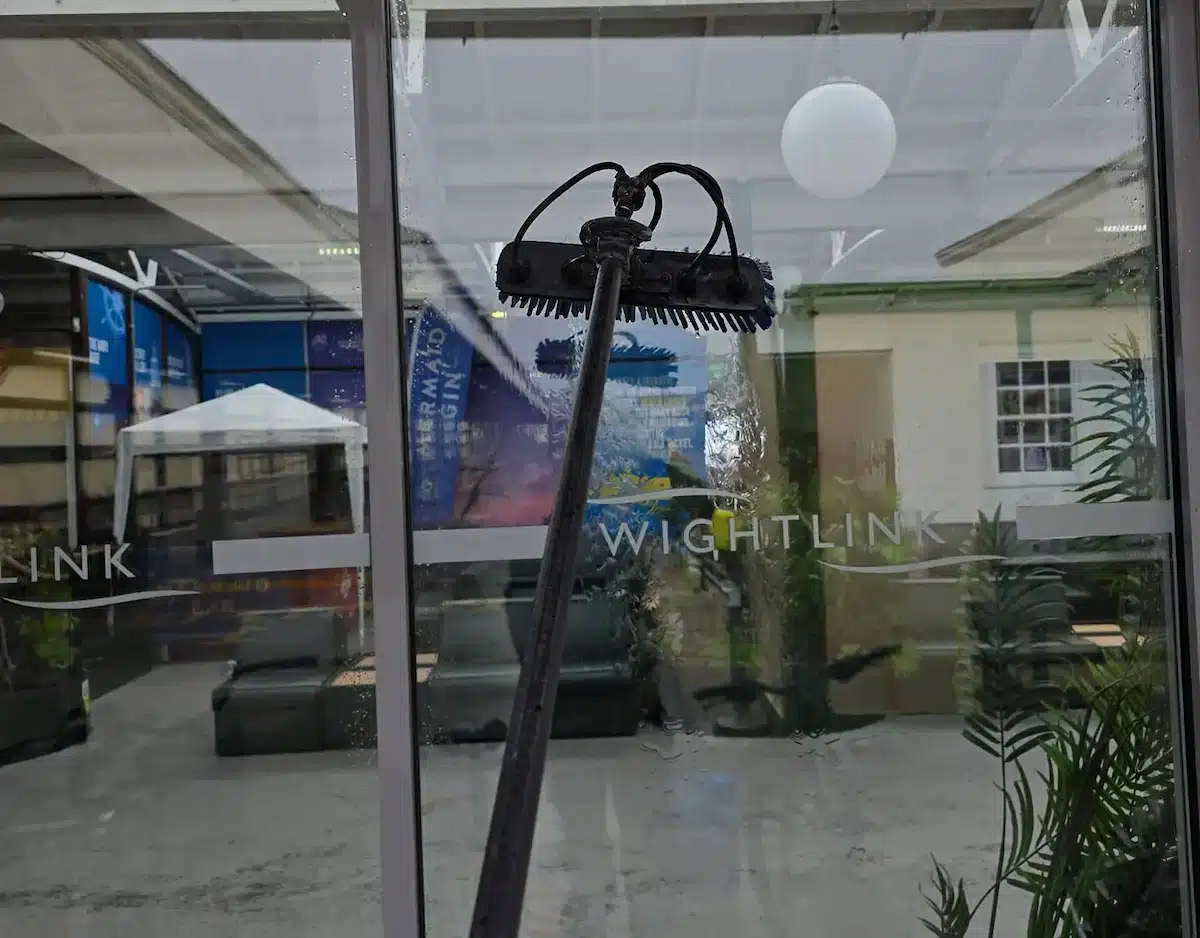 Commercial window cleaning on the Isle of Wight