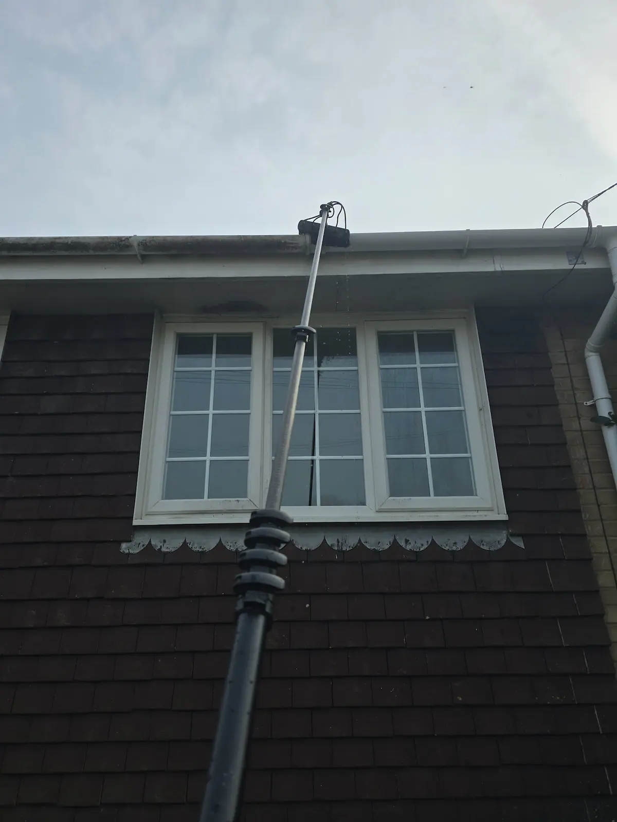 High level exterior cleaning
