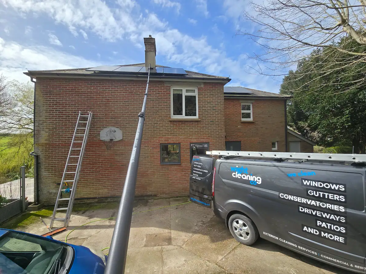 Scratch-free Solar panel cleaning on the Isle of Wight